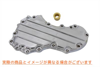 10-0126 鍛造アルミニウム 4 フィン カム カバー クローム 取寄せ Vツイン Forged Aluminum 4 Fin Cam Cover Chrome (検索用／