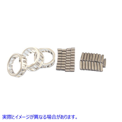 10-0141 保持器付きコンロッドローラーベアリングセット Connecting Rod Roller Bearing Set with Cages 取寄せ Vツイン (検索用