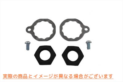 10-0338 クランクピンナットとロックキット 取寄せ Vツイン Crank Pin Nut and Lock Kit (検索用／8010