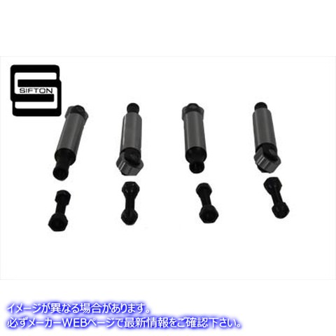 10-0783 シフトン ソリッド タペット アセンブリ セット .005 Sifton Solid Tappet Assembly Set .005 取寄せ Vツイン (検索用／