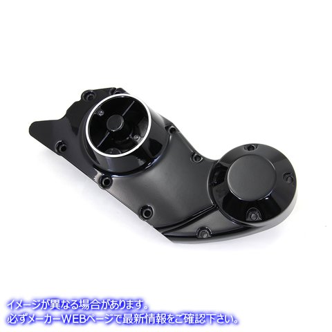 10-1431 グロスブラックのカムギアケースカバー 取寄せ Vツイン Gloss Black Cam Gearcase Cover (検索用／25700533