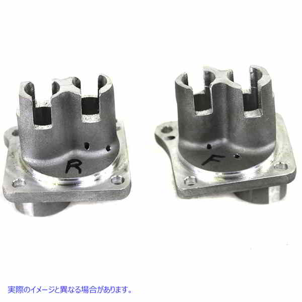 10-7530 天然アルミタペットブロックセット 取寄せ Vツイン Natural Aluminum Tappet Block Set (検索用／18610-48 18600-48