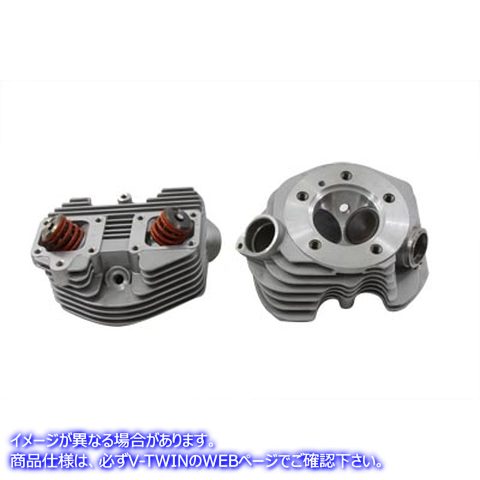 11-0089 レプリカショベルヘッドシリンダーヘッドセット 取寄せ Vツイン Replica Shovelhead Cylinder Head Set (検索用／