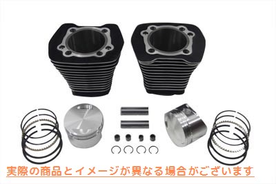 11-0095 88インチエボリューション ビッグボアシリンダーキットブラック 88 inch Evolution Big Bore Cylinder Kit Black 取寄せ Vツイン (検索用／ Motorshop