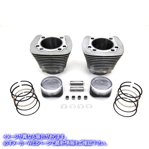 11-0473 1200cc シリンダーとピストン変換キット シルバー 取寄せ Vツイン 1200cc Cylinder and Piston Conversion Kit Silver (