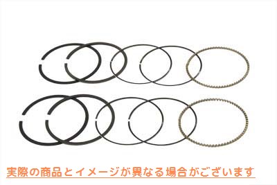 11-0859 3-5/8 インチ ピストン リング セット 標準 3-5/8 inch Piston Ring Set Standard 取寄せ Vツイン (検索用／ Hastings R