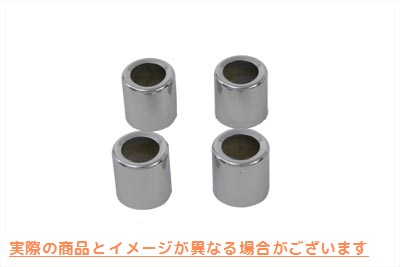 11-0917 プッシュロッドカバー スプリングカップセット クローム Pushrod Cover Spring Cup Set Chrome 取寄せ Vツイン (検索用