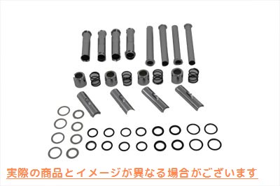 11-0933 プッシュロッドカバーキット 取寄せ Vツイン Pushrod Cover Kit (検索用／