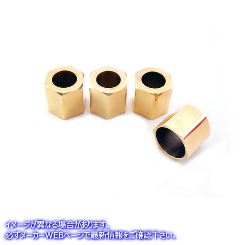 11-1073 プッシュロッドカバーカップセット真鍮 Pushrod Cover Cup Set Brass 取寄せ Vツイン (検索用／