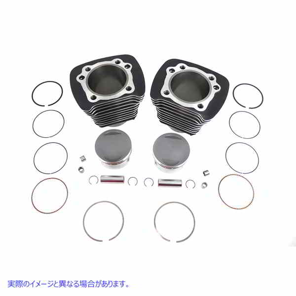 11-1337 1270cc シリンダーとピストン変換キット ブラック 1270cc Cylinder and Piston Conversion Kit Black 取寄せ Vツイン (