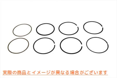 11-1401 4-1/8 インチ ピストン リング セット .010 オーバーサイズ 4-1/8 inch Piston Ring Set .010 Oversize 取寄せ Vツイン