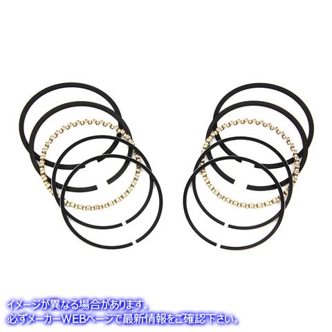 11-1404 61 インチ オーバーヘッド バルブ ピストン リング セット .010 取寄せ Vツイン 61 inch Overhead Valve Piston Ring Se