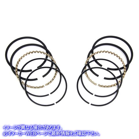 11-1405 61 インチ オーバーヘッド バルブ ピストン リング セット .030 取寄せ Vツイン 61 inch Overhead Valve Piston Ring Se