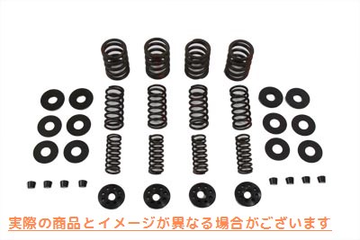 11-2077 スチール製バルブスプリングとカラーキット Steel Valve Spring and Collar Kit 取寄せ Vツイン (検索用／ S&S Cycle 90