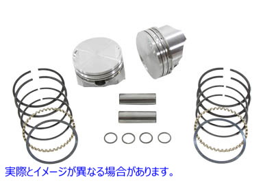 11-2214 1200cc ピストンセット .030 オーバーサイズ 取寄せ Vツイン 1200cc Piston set .030 Oversize (検索用／ Keith Black K