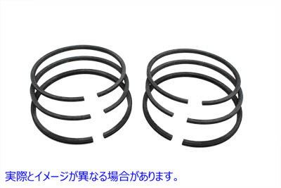 11-2554 80 インチ サイド バルブ ピストン リング セット .080 オーバーサイズ 取寄せ Vツイン 80 inch Side Valve Piston Ring