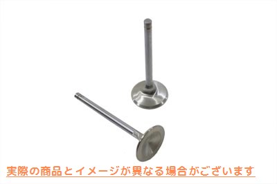 11-9015 ステンレス製排気バルブ Stainless Steel Exhaust Valve 取寄せ Vツイン (検索用／ Manley 99015-2