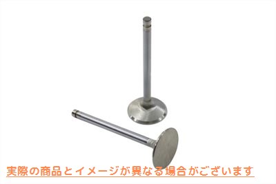 11-9061 ステンレス製排気バルブ Stainless Steel Exhaust Valve 取寄せ Vツイン (検索用／ Manley 99061-2