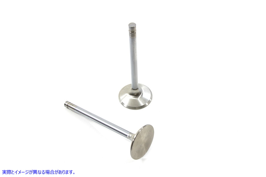 11-9081 ステンレス製排気バルブ Stainless Steel Exhaust Valves 取寄せ Vツイン (検索用／18082-83 Manley 99081-2