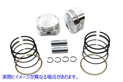 11-9914 鍛造 .010 10.5:1 圧縮ピストンキット 取寄せ Vツイン Forged .010 10.5:1 Compression Piston Kit (検索用／ Wiseco K1