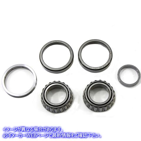 12-0310 左クランクケースメインベアリングセット 取寄せ Vツイン Left Crankcase Main Bearing Set (検索用／9029 Timken LM670