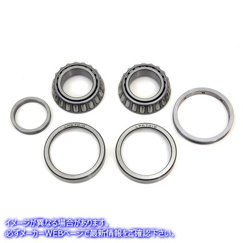 12-0427 左クランクケースメインベアリングセット 取寄せ Vツイン Left Crankcase Main Bearing Set (検索用／9029