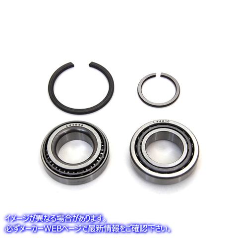 12-0431 左クランクケースメインベアリングセット 取寄せ Vツイン Left Crankcase Main Bearing Set (検索用／24729-74