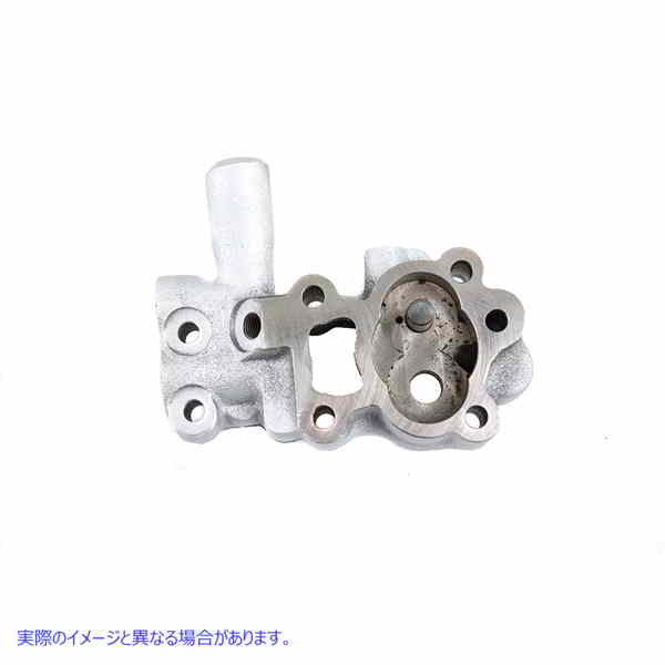 12-0456 ナックルヘッドオイルポンプボディ シルバー 取寄せ Vツイン Knucklehead Oil Pump Body Silver (検索用／