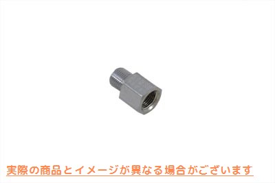 12-1419 クロームストレートオイルラインフィッティング Chrome Straight Oil Line Fitting 取寄せ Vツイン (検索用／