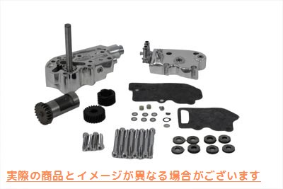 12-9800 ブリーザー付きポリッシュオイルポンプアセンブリ Polished Oil Pump Assembly with Breather 取寄せ Vツイン (検索用／