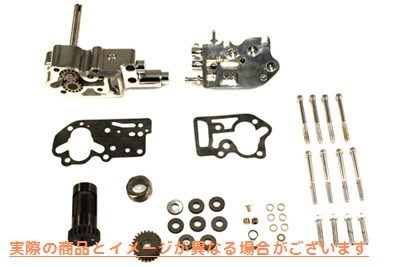 12-9803 ブリーザー付きクロームオイルポンプアセンブリ Chrome Oil Pump Assembly with Breather 取寄せ Vツイン (検索用／