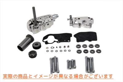 12-9806 ブリーザー付きポリッシュオイルポンプアセンブリ 取寄せ Vツイン Polished Oil Pump Assembly with Breather (検索用／