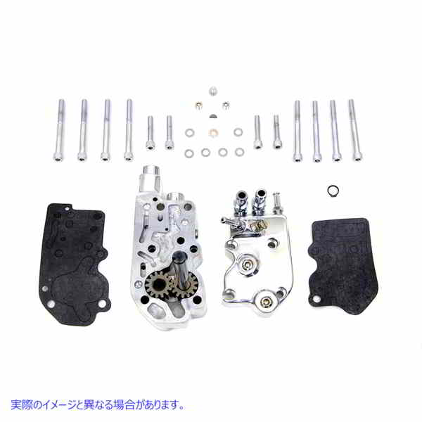 12-9971 ポリッシュオイルポンプアセンブリ Polished Oil Pump Assembly 取寄せ Vツイン (検索用／26190-73