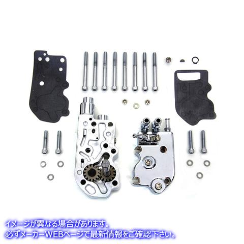 12-9972 クロームオイルポンプアセンブリ Chrome Oil Pump Assembly 取寄せ Vツイン (検索用／