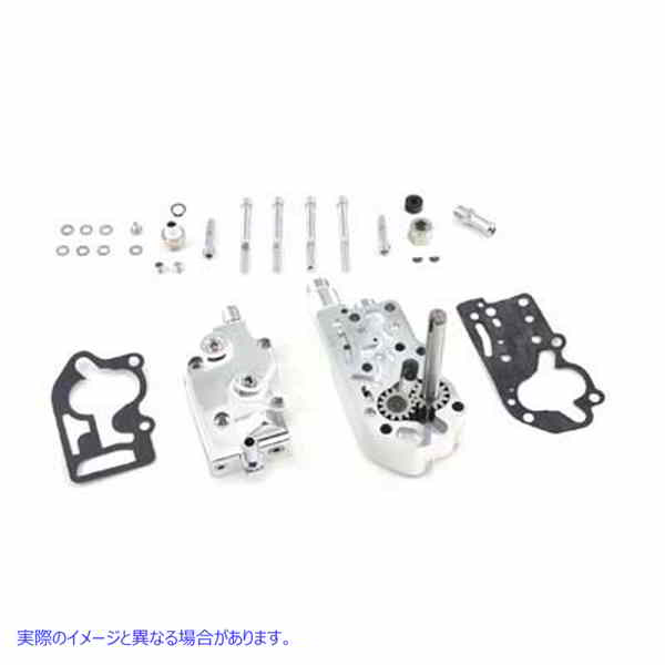 12-9975 ポリッシュオイルポンプアセンブリ Polished Oil Pump Assembly 取寄せ Vツイン (検索用／