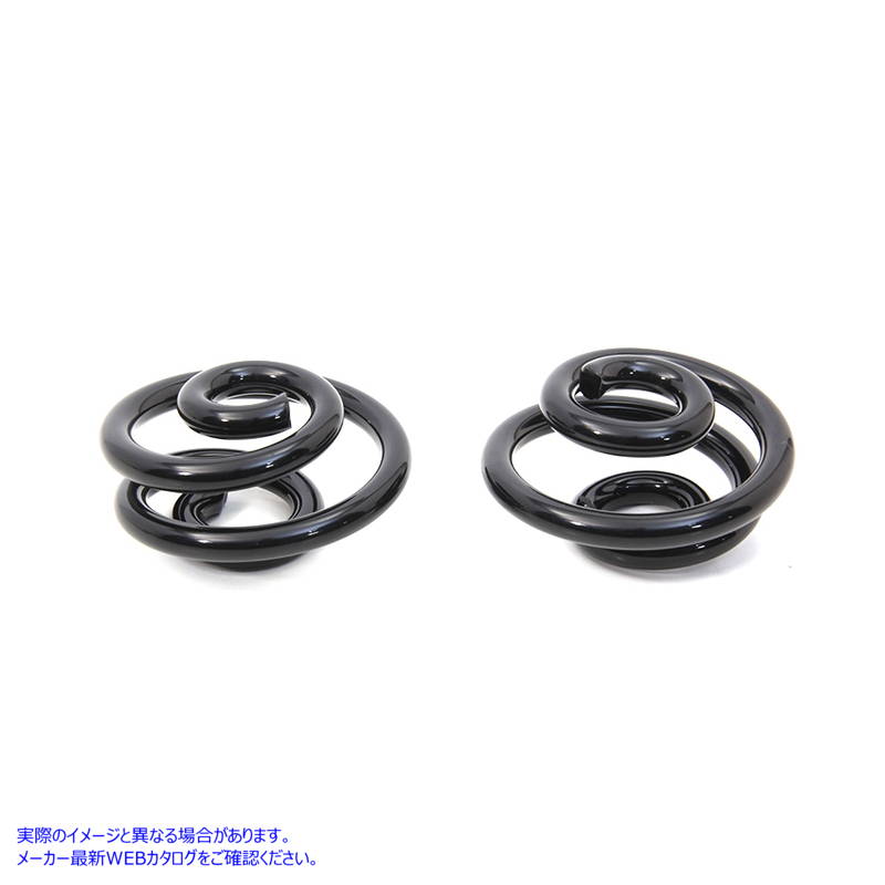 13-0472 ブラック 1 インチ シート スプリング セット Black 1 inch Seat Spring Set 取寄せ Vツイン (検索用／