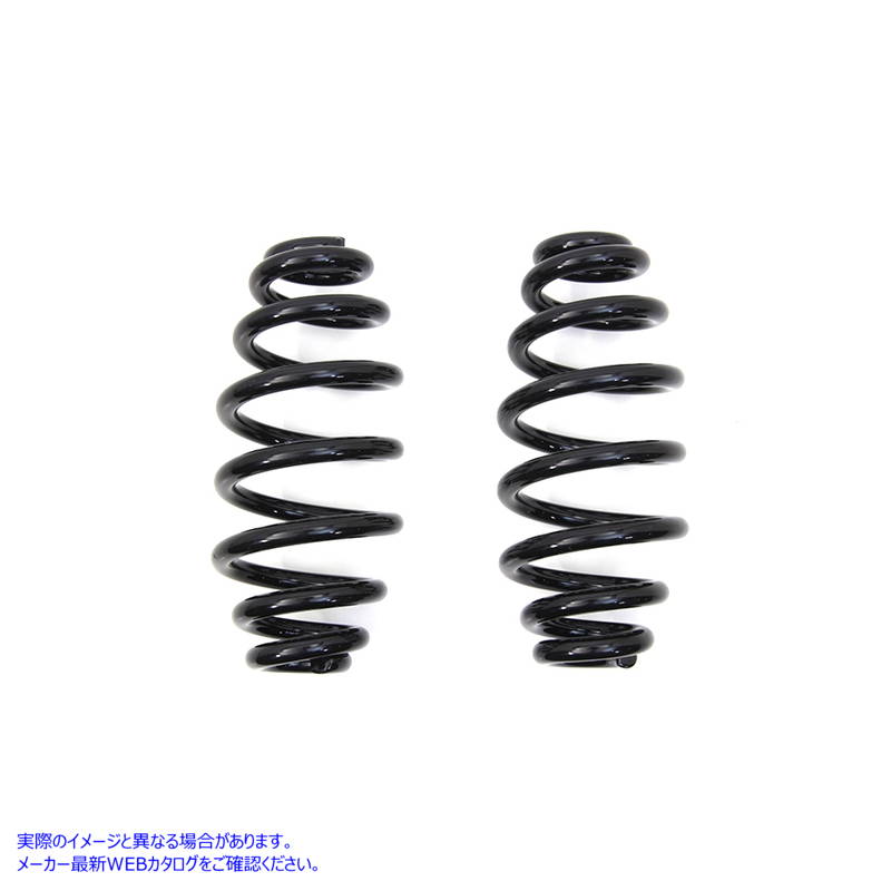 13-0476 ブラック 5 インチ シート スプリング セット Black 5 inch Seat Spring Set 取寄せ Vツイン (検索用／