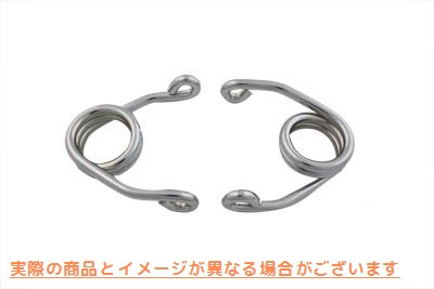 13-0540 クローム 3-1/2 インチ ヘアピン スプリング セット Chrome 3-1/2 inch Hair Pin Spring Set 取寄せ Vツイン (検索用／