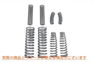 13-0585 インナースプリングとアウタースプリングのクローム Inner and Outer Springs Chrome 取寄せ Vツイン (検索用／