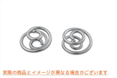 13-0742 クローム 1 インチ シート スプリング セット Chrome 1 inch Seat Spring Set 取寄せ Vツイン (検索用／