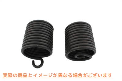 13-9209 ブラック補助シートスプリングセット 取寄せ Vツイン Black Auxiliary Seat Spring Set (検索用／52575-33