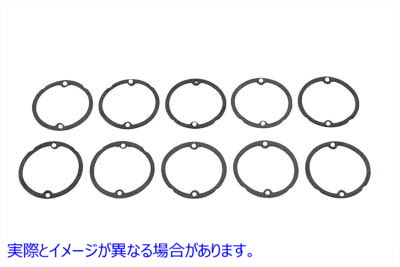 15-0187 ウインカーレンズガスケット Turn Signal Lens Gaskets 取寄せ Vツイン (検索用／68481-73