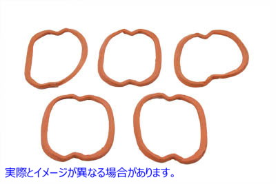 15-0206 テールランプレンズガスケット Tail Lamp Lens Gasket 取寄せ Vツイン (検索用／68025-73