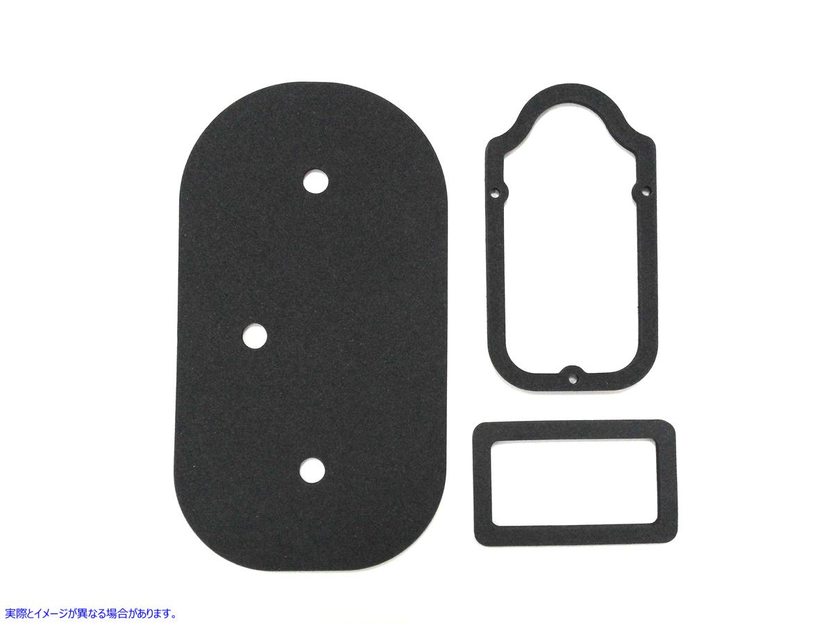 15-0323 トゥームストーンテールランプマウントガスケットセット Tombstone Tail Lamp Mount Gasket Set 取寄せ Vツイン (検索用