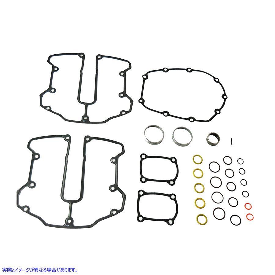 15-0570 M8ロッカーボックス/カムガスケットキット M8 Rocker Box/Cam Gasket Kit 取寄せ Vツイン (検索用／25700731