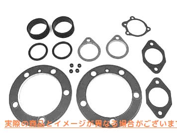 15-1216 V ツイン ヘッド ガスケット キット 取寄せ Vツイン V-Twin Head Gasket Kit (検索用／