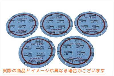 15-1249 Vツインダービーカバーガスケット V-Twin Derby Cover Gasket 取寄せ Vツイン (検索用／25416-99C 25416-99D