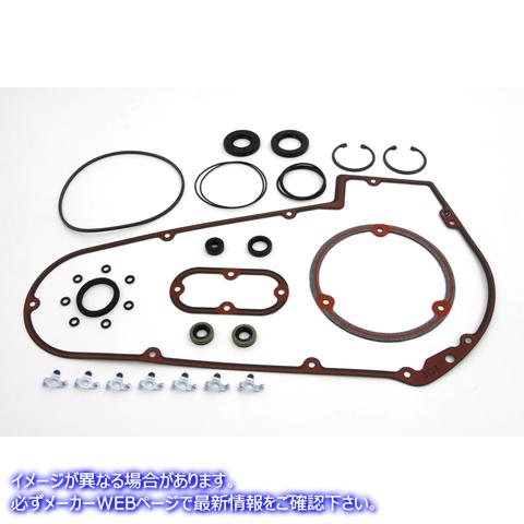 15-1335 James Foamet ビーズプライマリーカバーガスケットキット James Foamet Beaded Primary Cover Gasket Kit 取寄せ Vツイ