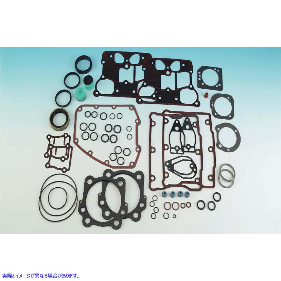 15-1347 ジェームスモーターガスケットセット James Motor Gasket Set 取寄せ Vツイン (検索用／ James 17055-99-MLS