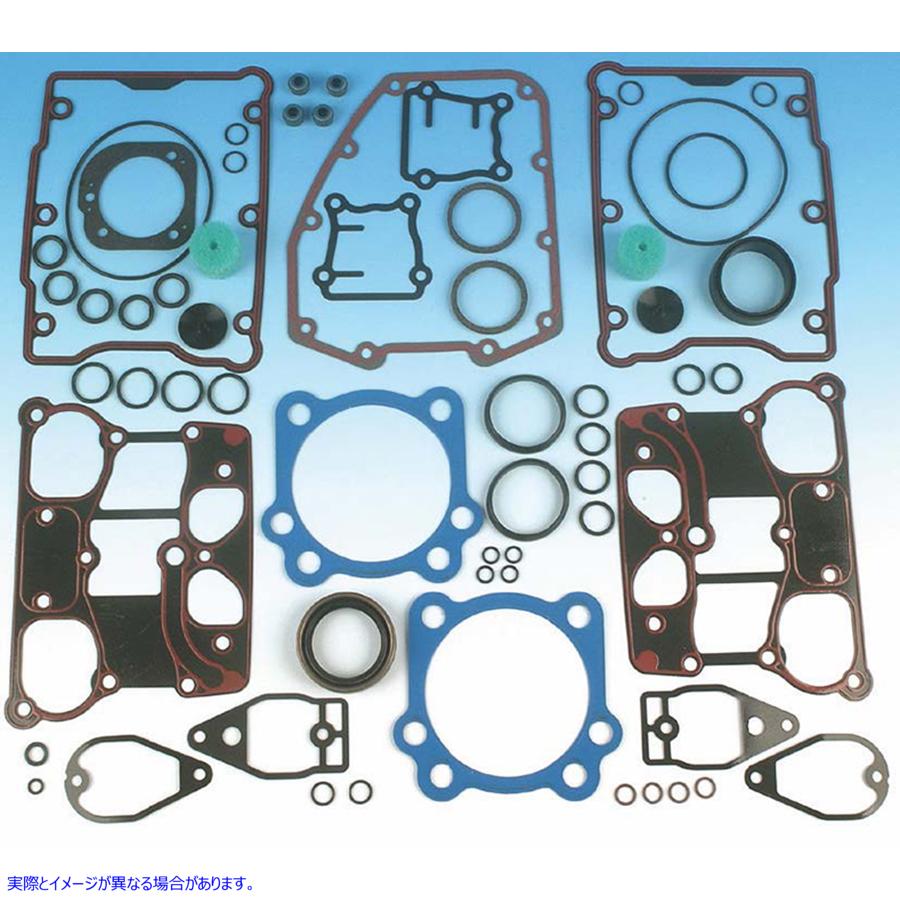 15-1348 ジェームスモーターガスケットセット James Motor Gasket Set 取寄せ Vツイン (検索用／ James JGI-17055-99-X